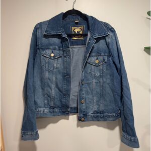 Michael Kors Denim Jacket Classic Blue Jean Jacket